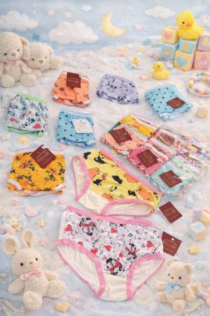 Kit c/3 Calcinhas Infantil Algodão