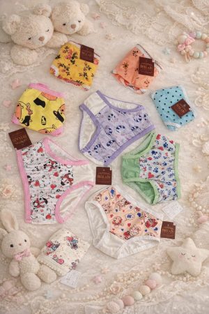 Kit c/3 Calcinhas Infantil Algodão
