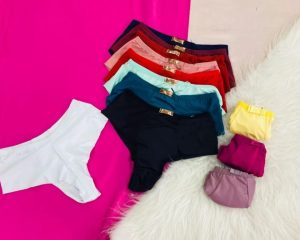 Calcinha Fio Duplo Cós Alto