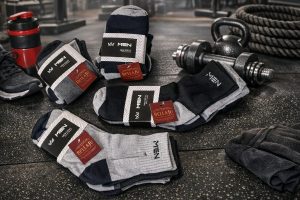Kit c/3 Meia Masculina Algodao Cano longo